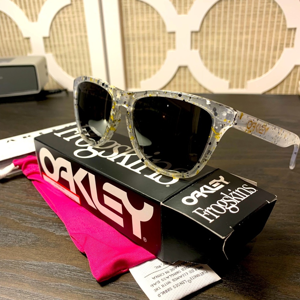 Oakley Sunglasses Frogskins Prizm Lens Splatter Metallic Collection!